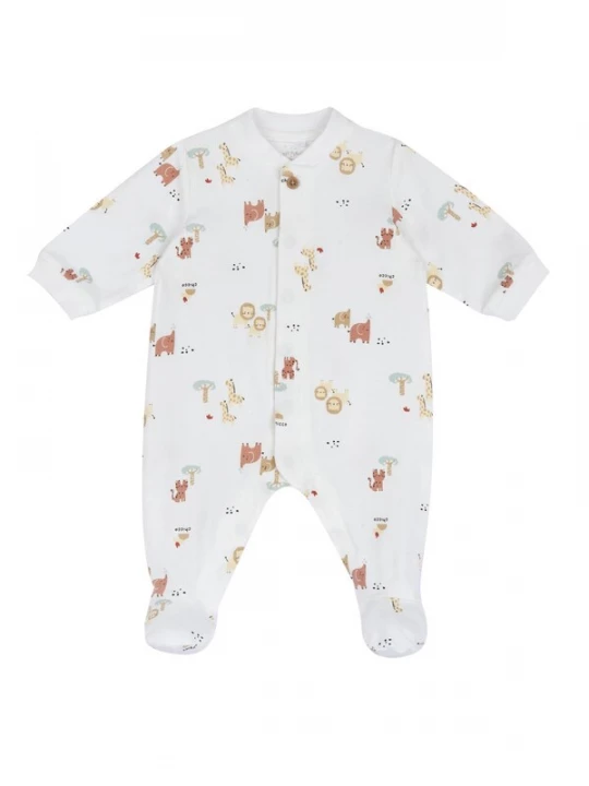 Obrázek produktu Chicco Dupačky / body světle hnědá / tmavě oranžová / bílá