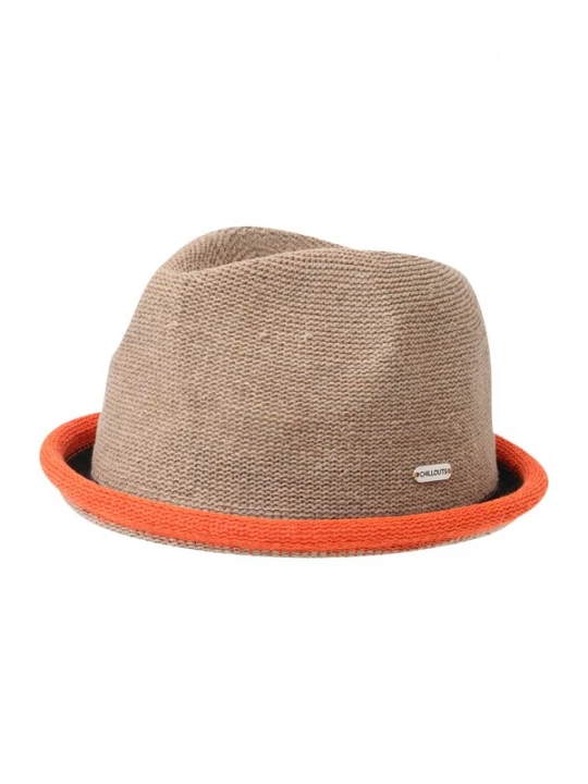 Obrázek produktu chillouts Klobouk 'Boston' cappuccino / oranžová
