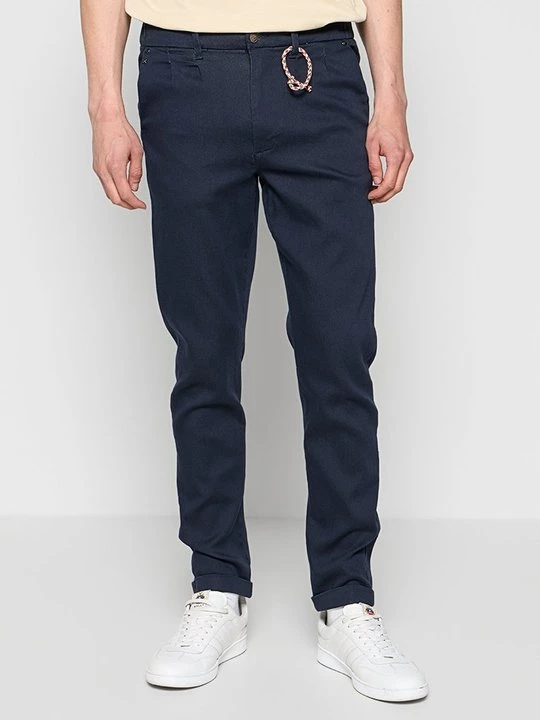 Obrázek produktu Chino kalhoty INDICODE tmavě modrá