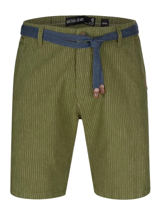 Obrázek produktu Chino kalhoty INDICODE tmavě zelená