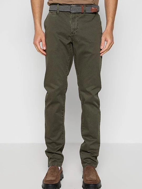 Obrázek produktu Chino kalhoty INDICODE zelená