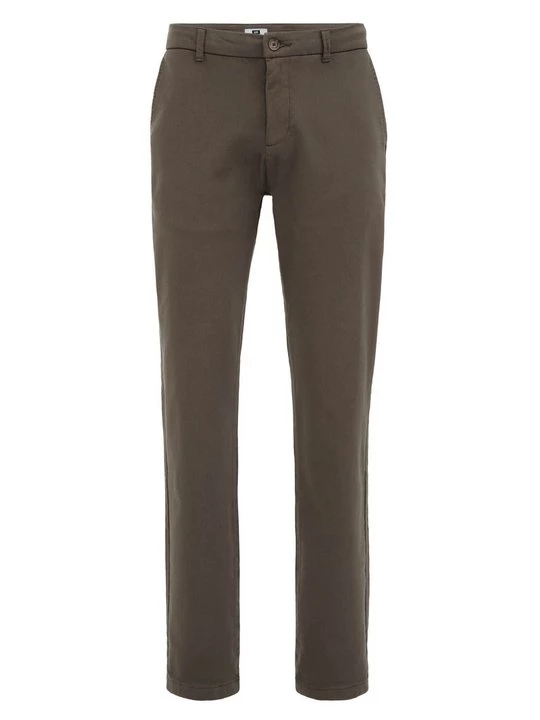 Obrázek produktu Chino kalhoty WE Fashion tmavě zelená