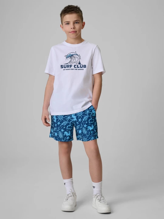 Obrázek produktu Chlapecké plážové boardshorty - modré 4F