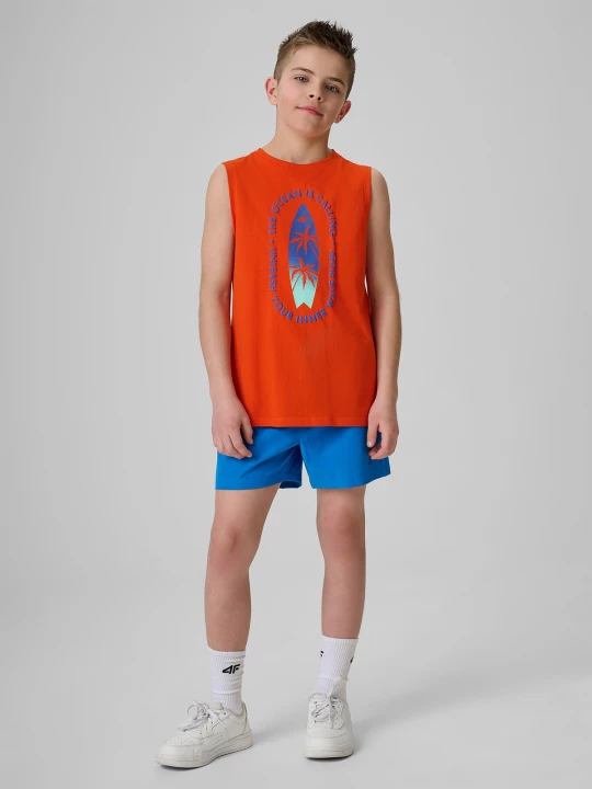 Obrázek produktu Chlapecké plážové boardshorty - modré 4F