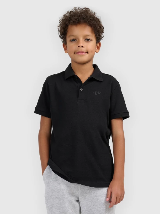 Obrázek produktu Chlapecké regular polo tričko - černé 4F