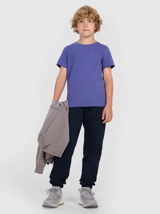 Obrázek produktu Chlapecké teplákové jogger kalhoty - tmavě modré 4F