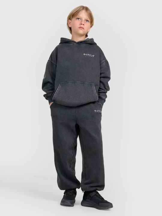 Obrázek produktu Chlapecké teplákové joggery - šedá 4F
