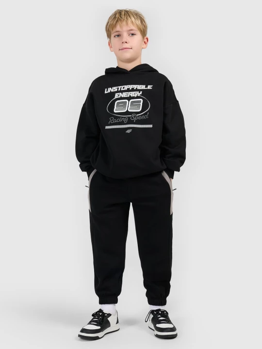 Obrázek produktu Chlapecké tepláky joggery - černé 4F