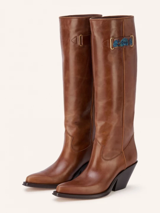 Obrázek produktu Chloé Kozačky Azelan 26o amber brown