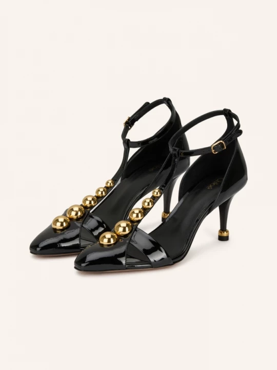 Obrázek produktu Chloé Lakované Lodičky S Cvočky 001 black