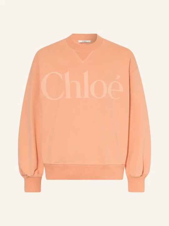 Obrázek produktu Chloé Mikina lososová / tmavě oranžová