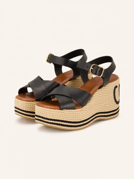 Obrázek produktu Chloé Platforma Na Klínovém Podpatku 905 black - white 1