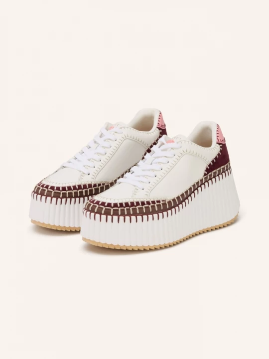 Obrázek produktu Chloé Sneakersy Nama 6bg burgundy pink