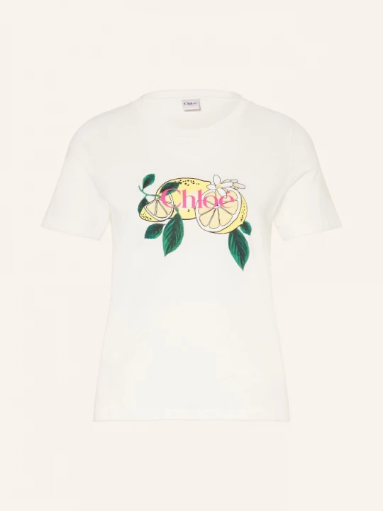 Obrázek produktu Chloé Tričko bílá / růžová / žlutá