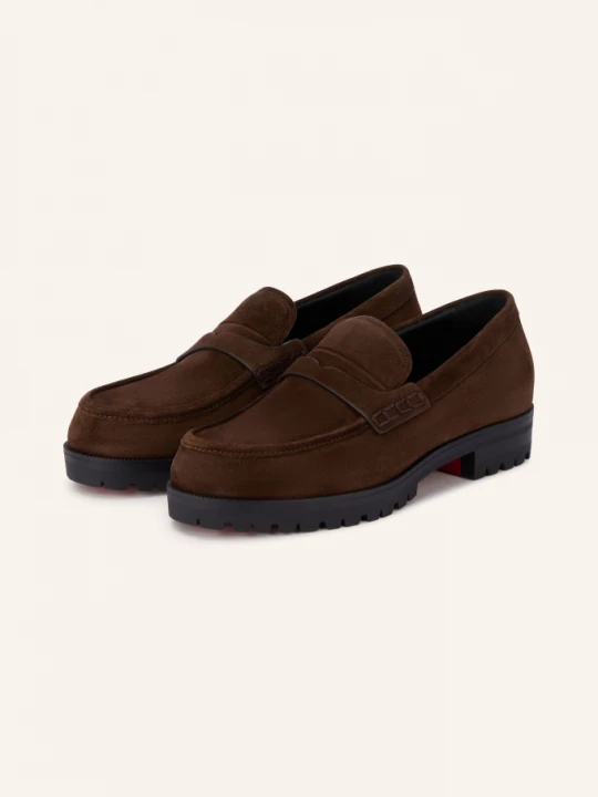 Obrázek produktu Christian Louboutin Mokasíny Cavavin tmavě hnědá