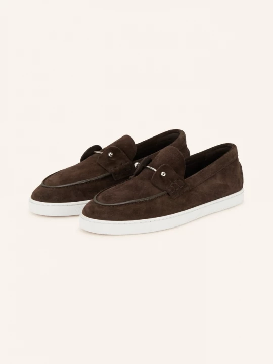 Obrázek produktu Christian Louboutin Mokasíny Chambeliboat tmavě hnědá