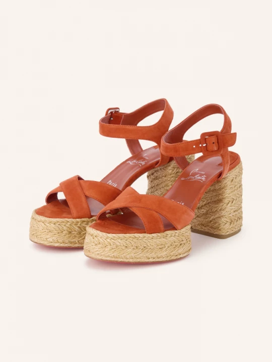 Obrázek produktu Christian Louboutin Sandály Calakala 85 tmavě oranžová