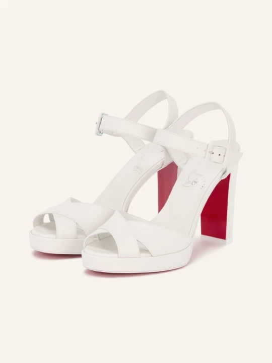 Obrázek produktu Christian Louboutin Sandály Cora 100 bílá