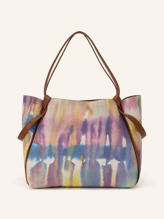 Obrázek produktu Christian Louboutin Shopper Bettina Large S Pouzdrem hnědá / žlutá / modrá