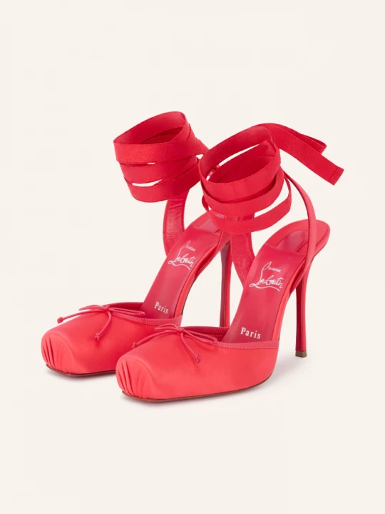 Obrázek produktu Christian Louboutin Slingpumps S Otevřenou Patou Cassia Lace Up 100 červená