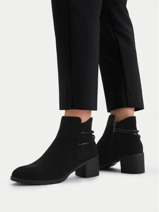 Obrázek produktu Clara Barson Polokozačky CEO-LM9690-T21 Černá