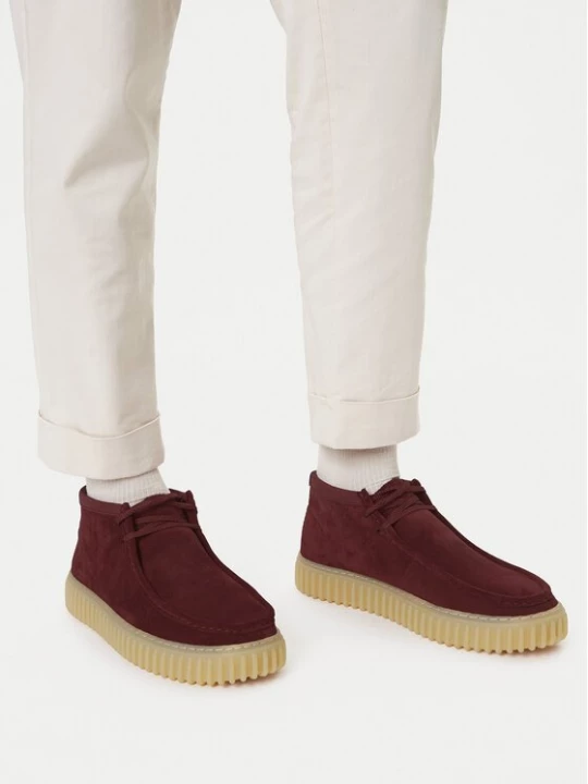 Obrázek produktu Clarks Kotníková obuv Torhill Hi 26183423 Bordó