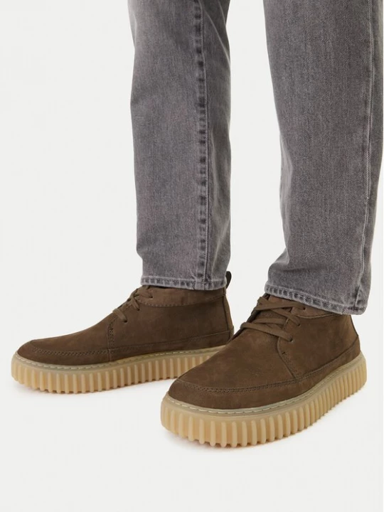 Obrázek produktu Clarks Kotníková obuv Torhill LaceHi 26183474 Khaki