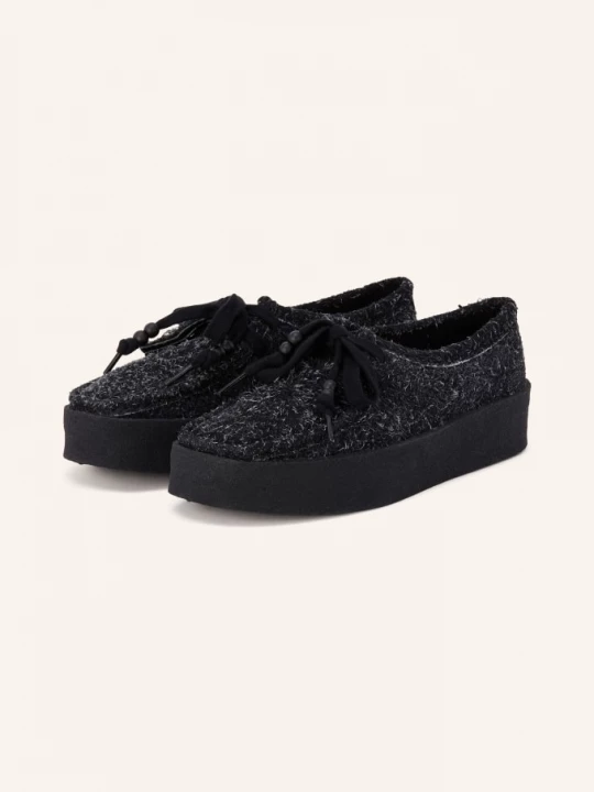 Obrázek produktu Clarks Originals Mokasíny Wallabee černá / šedá