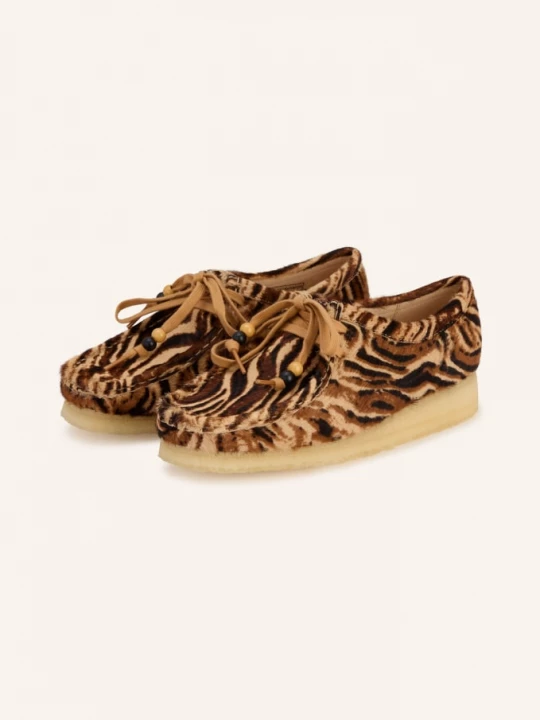 Obrázek produktu Clarks Originals Šněrovací Boty Wallabee béžová / hnědá / černá