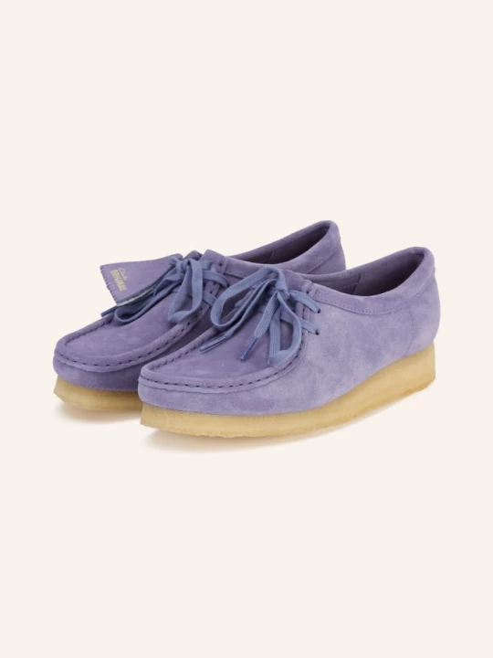Obrázek produktu Clarks Originals Šněrovací Boty Wallabee fialová