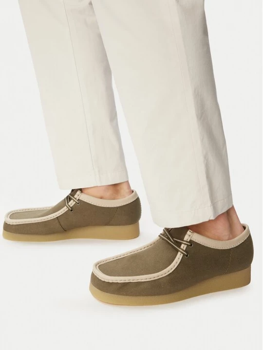 Obrázek produktu Clarks Polobotky Wallabee EVO 26186172 Zelená