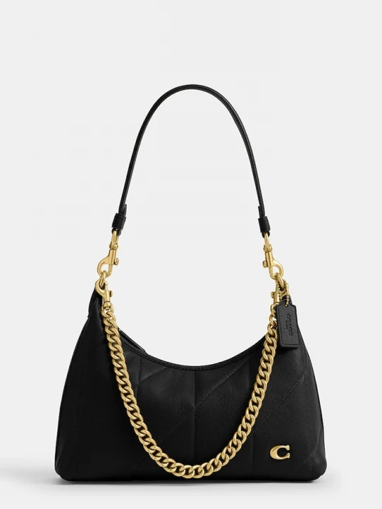 Obrázek produktu Coach crossbody kabelka dámská kožená Soft Quilted Juliet Shoulder Bag 25 černá