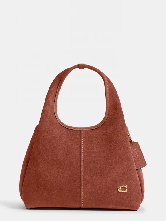 Obrázek produktu Coach crossbody kabelka dámská semišová Suade Lana Shoulder Bag 23 hnědá