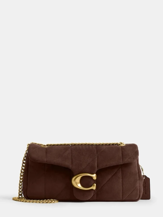 Obrázek produktu Coach crossbody kabelka dámská semišová Tabby 26 hnědá