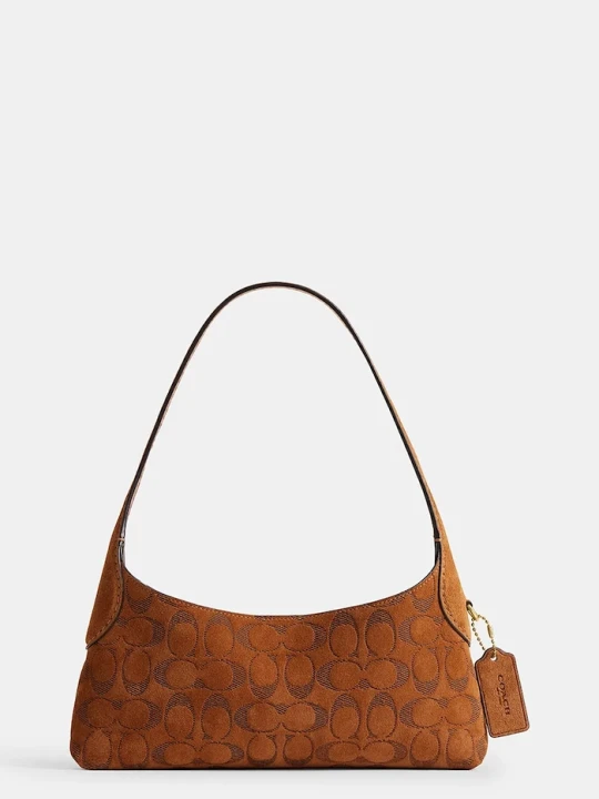 Obrázek produktu Coach hobo kabelka dámská semišová Brooklyn Shoulder Bag 26 hnědá