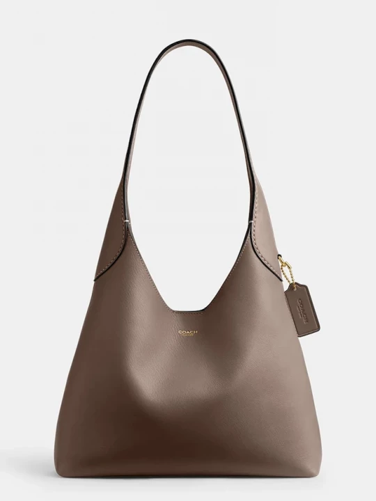 Obrázek produktu Coach Kožená kabelka Coach Brooklyn Shoulder Bag 28 hnědá