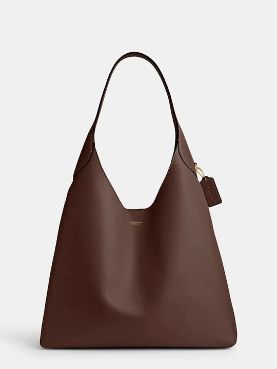 Obrázek produktu Coach Kožená kabelka Coach Brooklyn Shoulder Bag 39 hnědá