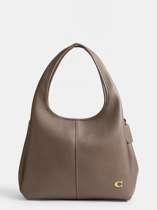 Obrázek produktu Coach Kožená kabelka Coach Lana Shoulder Bag hnědá
