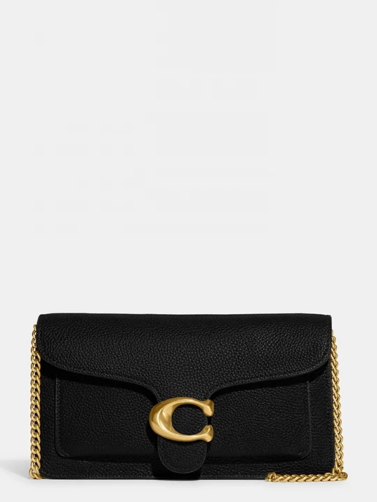 Obrázek produktu Coach Kožená kabelka Tabby Chain Clutch černá