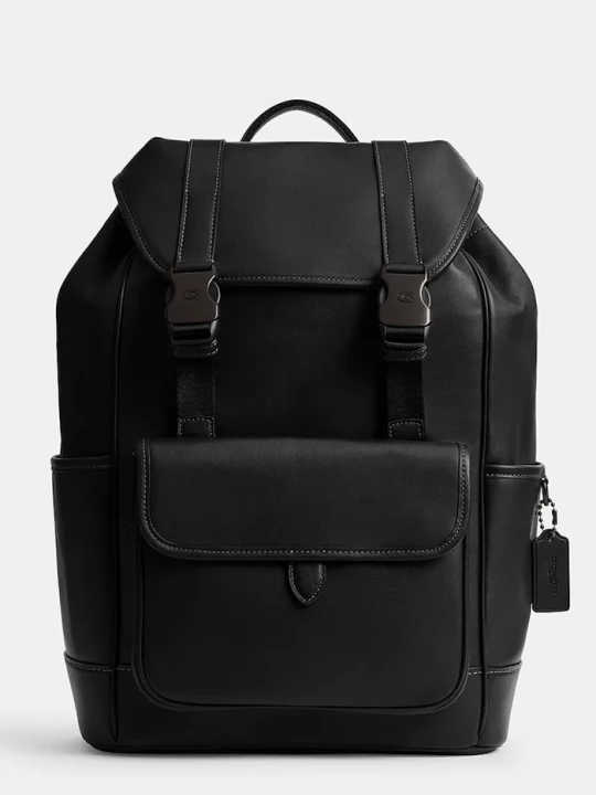 Obrázek produktu Coach Kožený batoh Coach League Flap Backpack černá