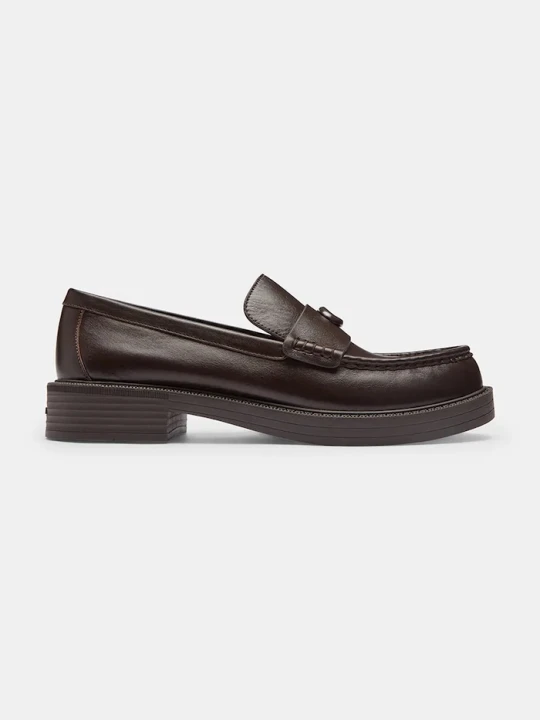 Obrázek produktu Coach mokasíny dámské kožené Astor Loafer hnědá