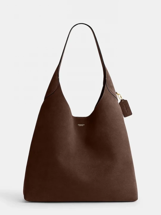 Obrázek produktu Coach nákupní taška dámská semišová Brooklyn Shoulder Bag 39 hnědá