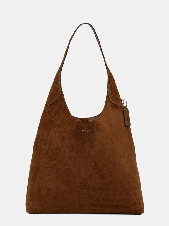 Obrázek produktu Coach nákupní taška dámská semišová Suade Brooklyn Shoulder Bag 39 hnědá
