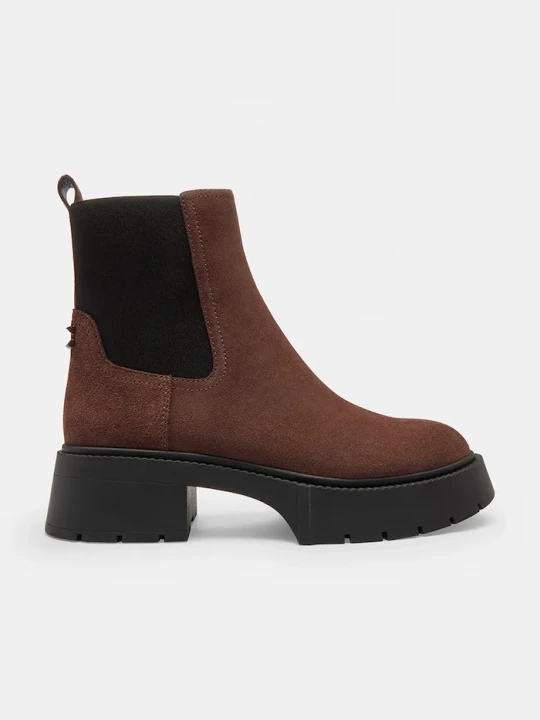 Obrázek produktu Coach Nízké kozačky Leah Platform hnědá