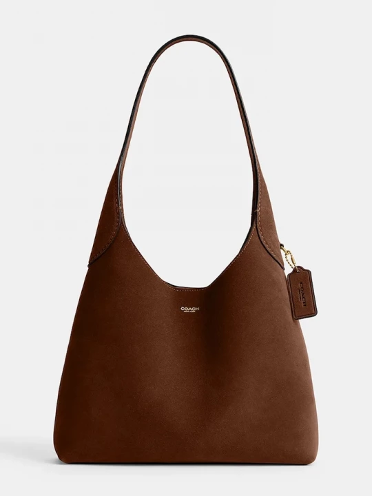 Obrázek produktu Coach taška dámská semišová Brooklyn Shoulder Bag 28 hnědá