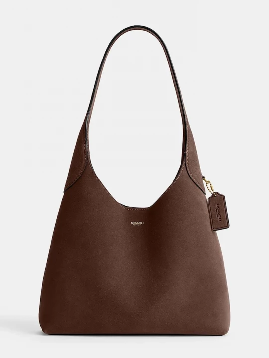 Obrázek produktu Coach taška dámská semišová Brooklyn Shoulder Bag 28 hnědá