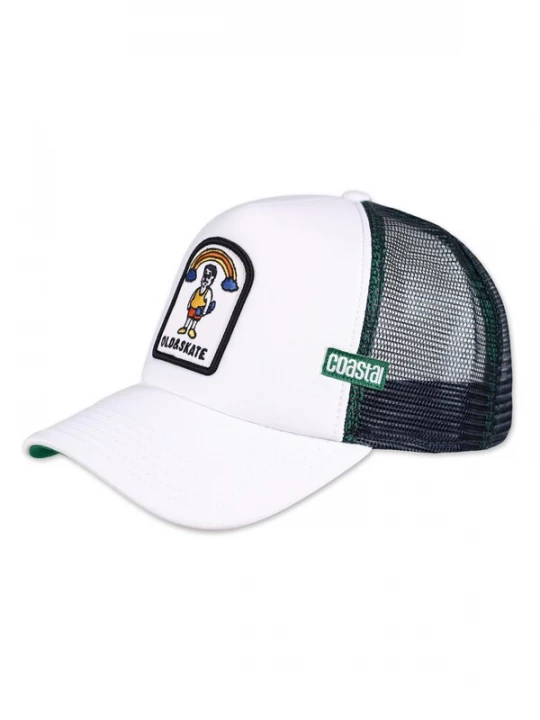 Obrázek produktu Coastal Kšiltovka 'HFT Old & Skate'  žlutá / tmavě zelená / černá / bílá