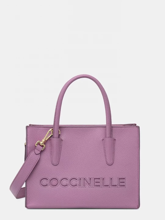 Obrázek produktu Coccinelle crossbody kabelka dámská kožená fialová