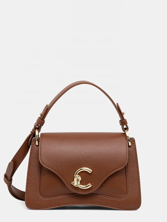 Obrázek produktu Coccinelle crossbody kabelka dámská kožená hnědá