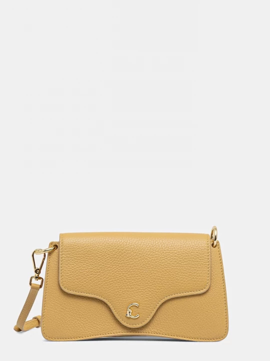 Obrázek produktu Coccinelle crossbody kabelka dámská kožená žlutá